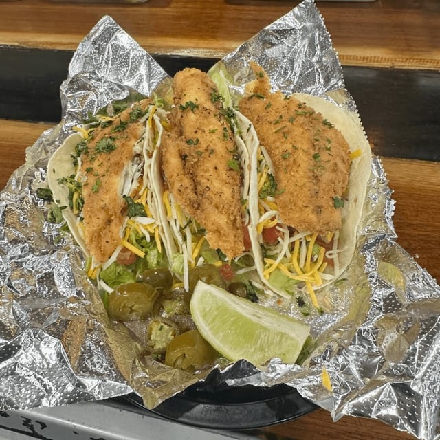 Crispy Grouper or Daily Catch Taco.