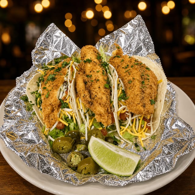 Crispy Grouper or Daily Catch Taco.