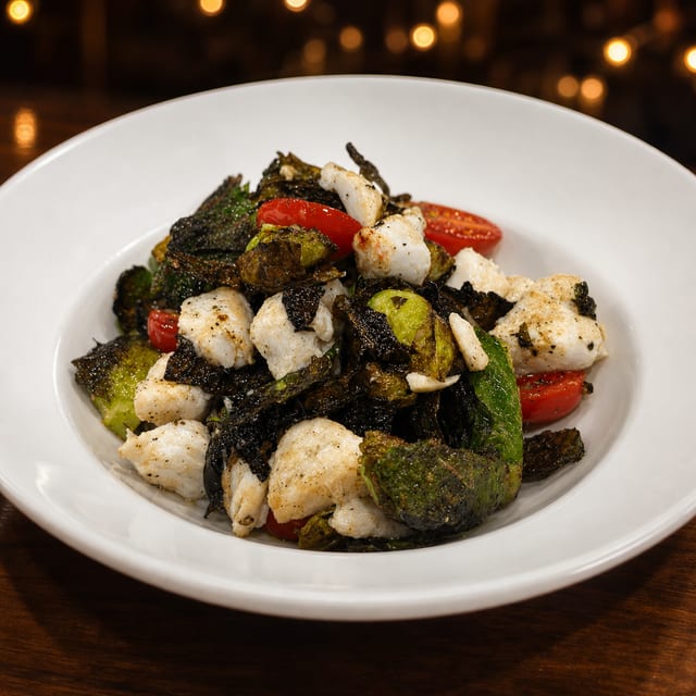 Sprouts and Crab.